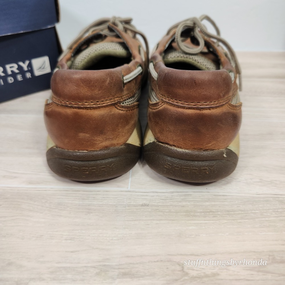 Sperry Women Intrepid Brown Boat Deck Shoes Size 6 M w/Original Box loader - Picture 6 of 8